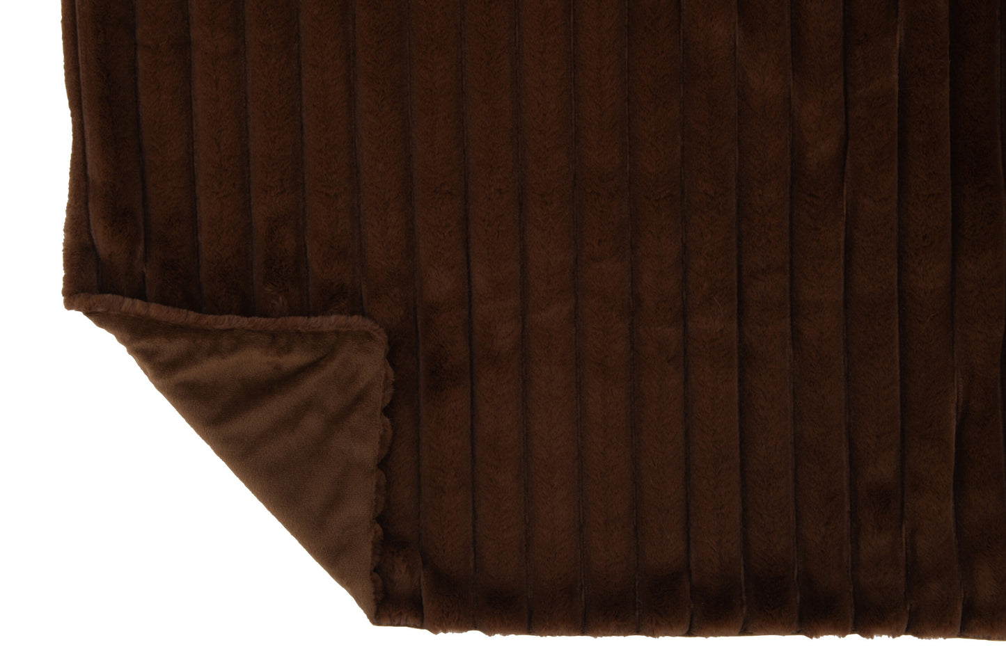 Plaid Corduroy Polyester Chocolade