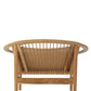 Chair Round Teak Wood Natural 