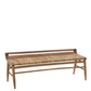 Banc Ana Bois de Teck Marron 