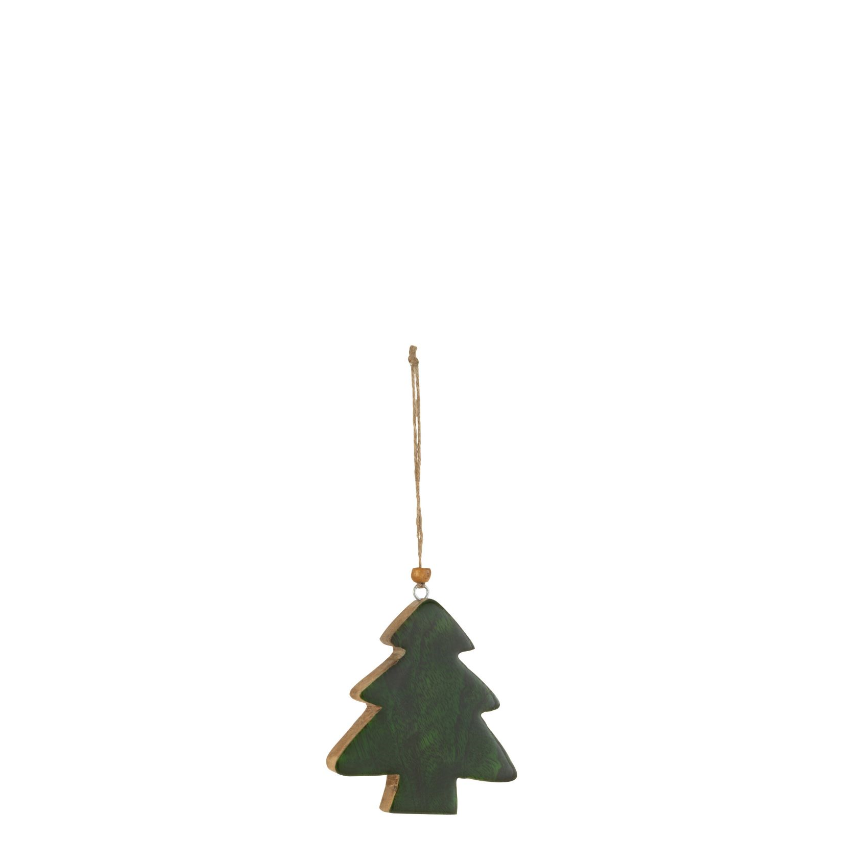 Hangers Hart/Kerstboom Uit Hout Assortiment (4 stuks)