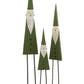 Kerstman Op Voet Hout Groen Large medium en small