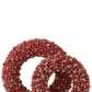 Wreath Round Berries Plastic Red Large 