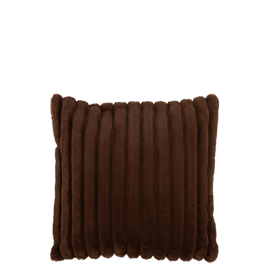 Kussen Corduroy Polyester Chocolade