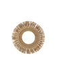 Mirror Alan Round Shells Raffia Natural Large 