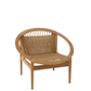 Chair Round Teak Wood Natural 