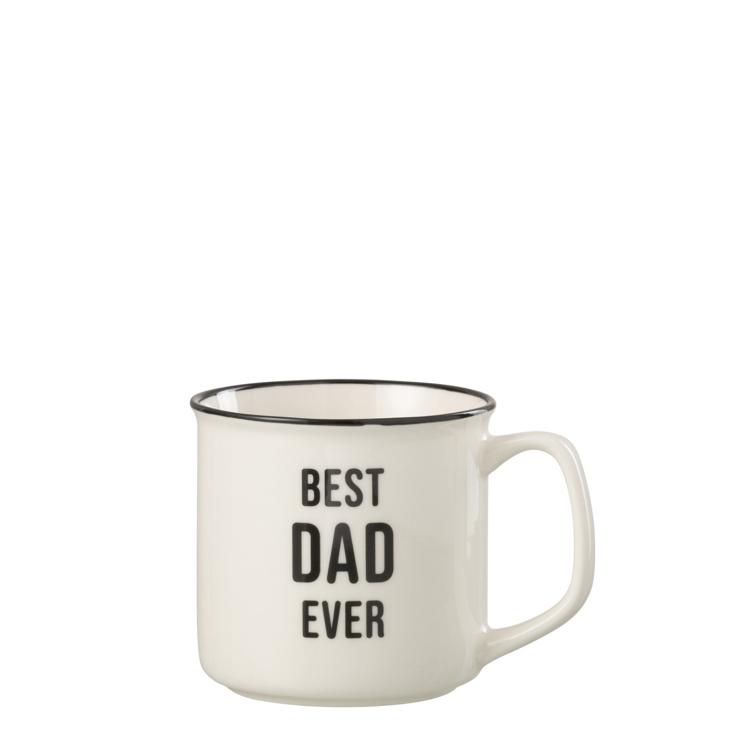 Tas Bericht Best Dad Porselein Wit / Zwart