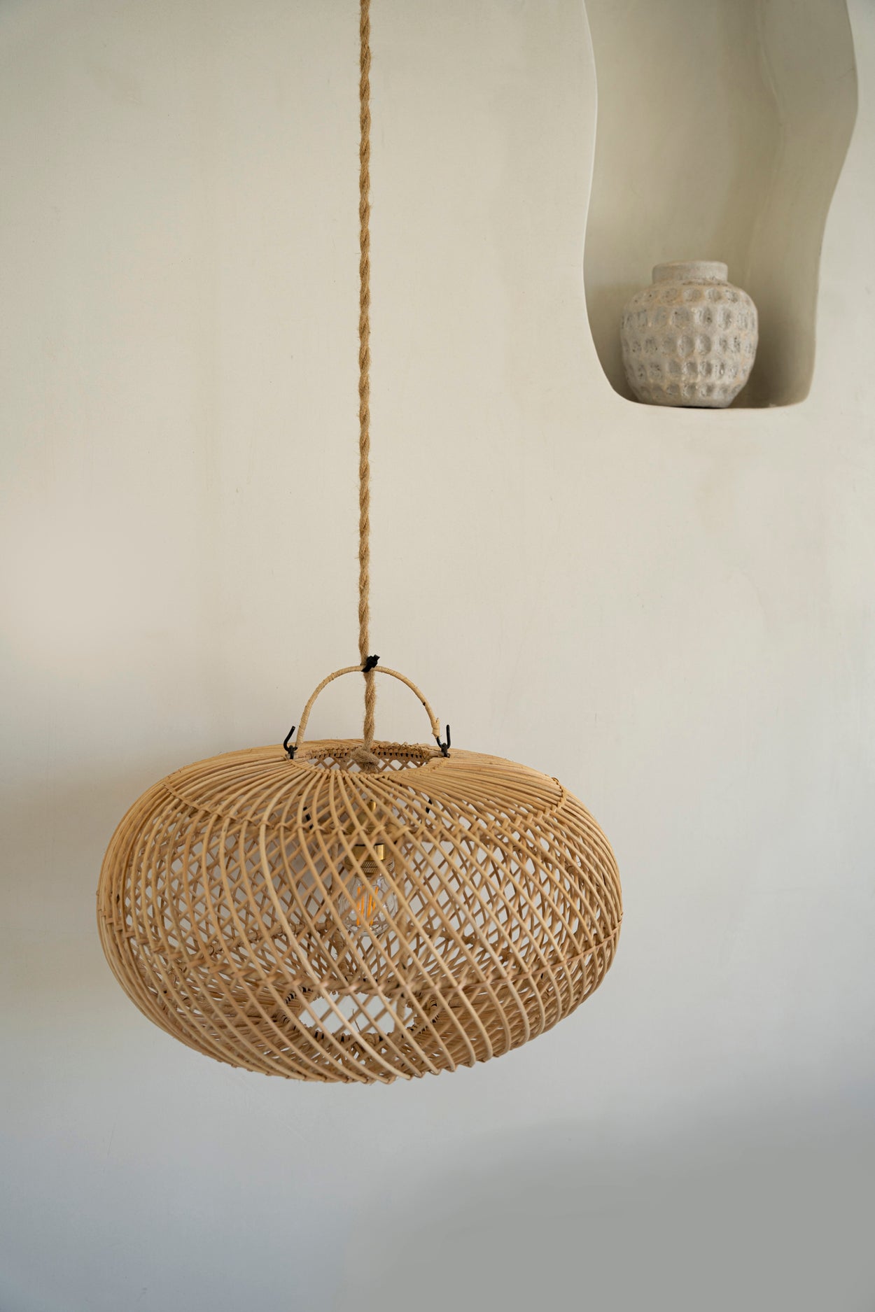 The Wholly Hanglamp - Natural klein formaat 