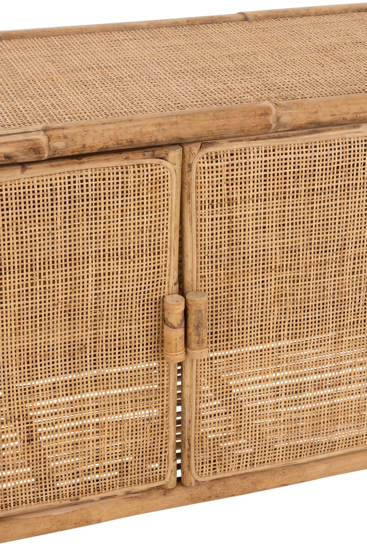 Cupboard Ozara 2 door Rattan Natural 