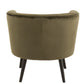 Chair Tub Textile/Wood Green 