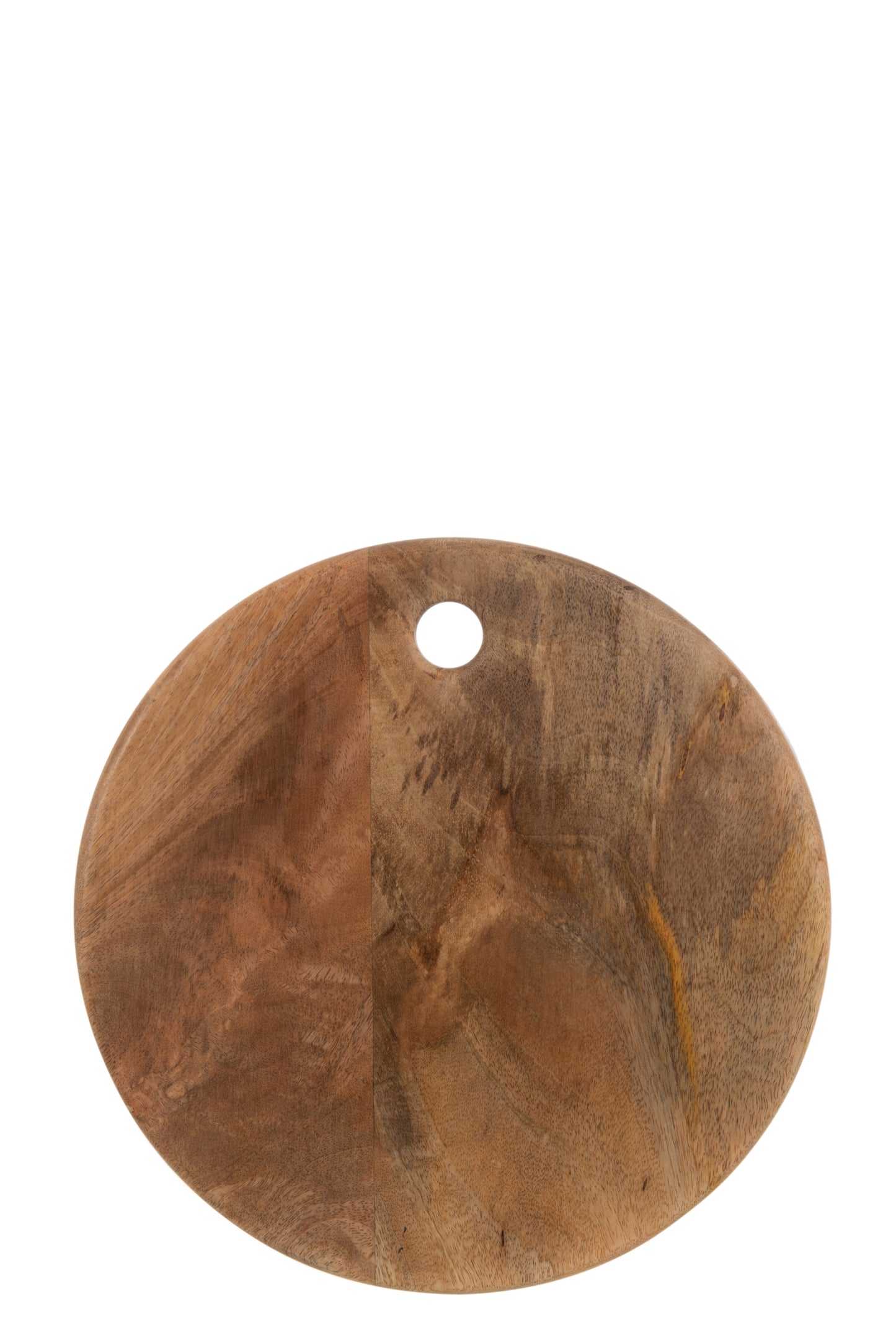 Cutting Board Round Mango Wood Natural 