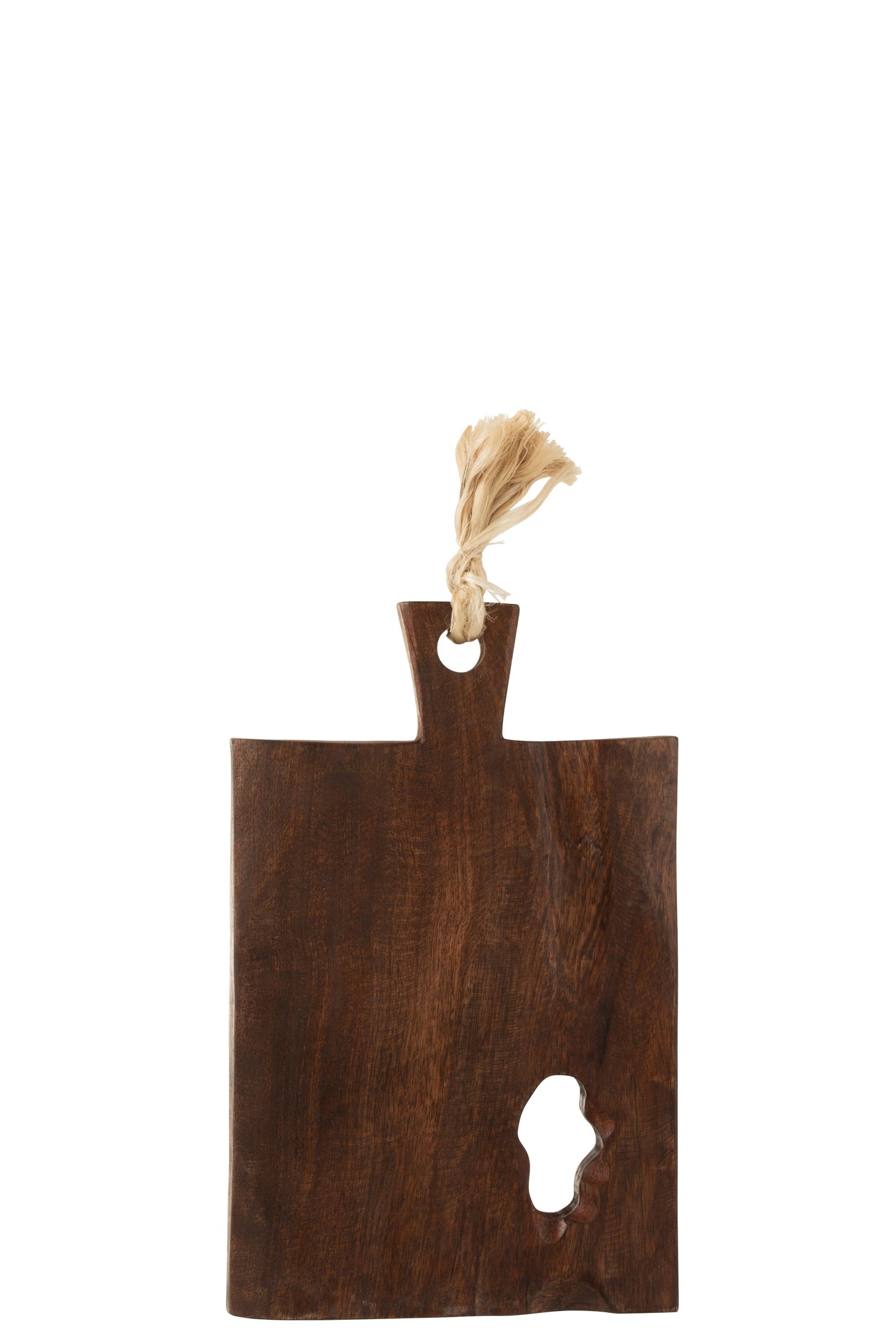 Chopping Board Uneven Square Mango Wood Dark Brown 