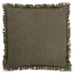 Cushion Fringe Polyester Khaki 