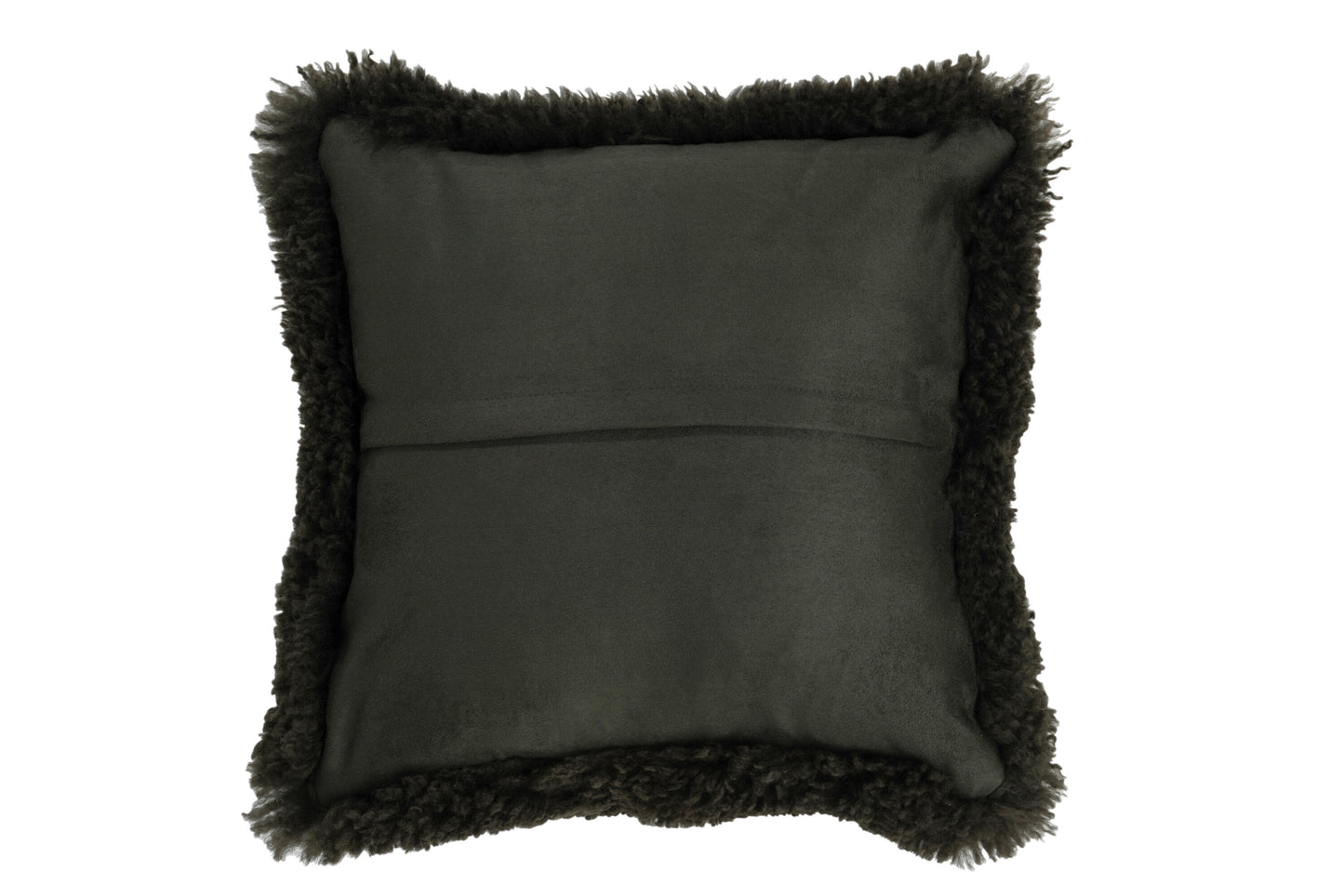 Cushion Square Sheepskin Green 