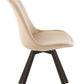 Chair Helene Metal/Textile Beige 