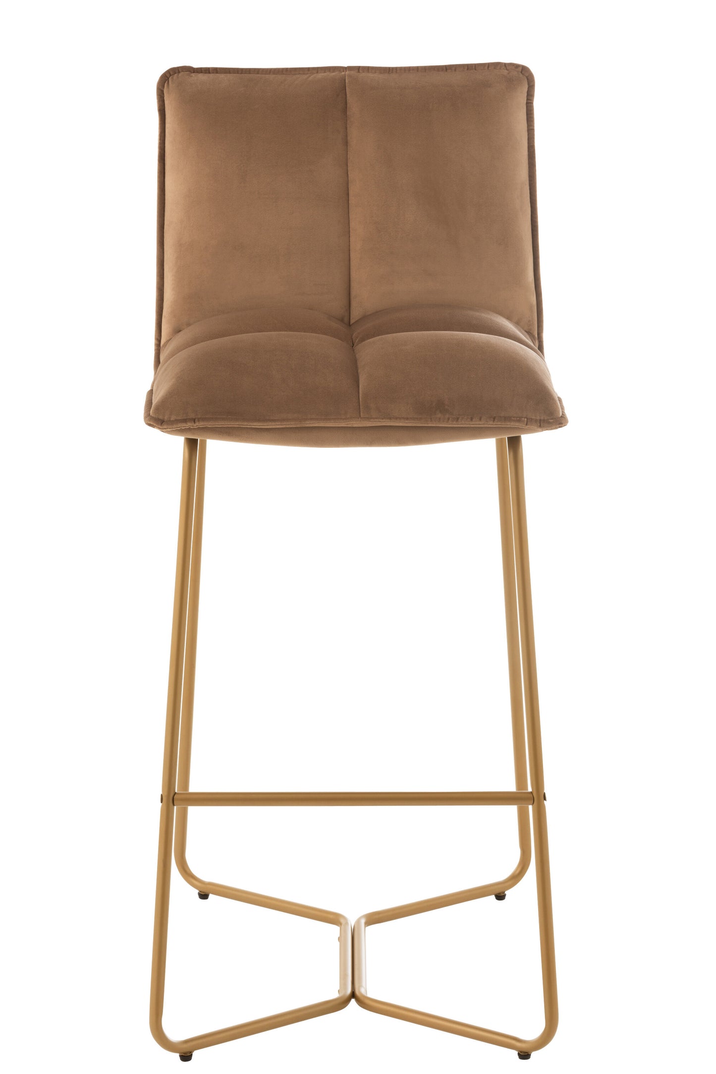 Bar chair Pierre Metal/Textile Brown 