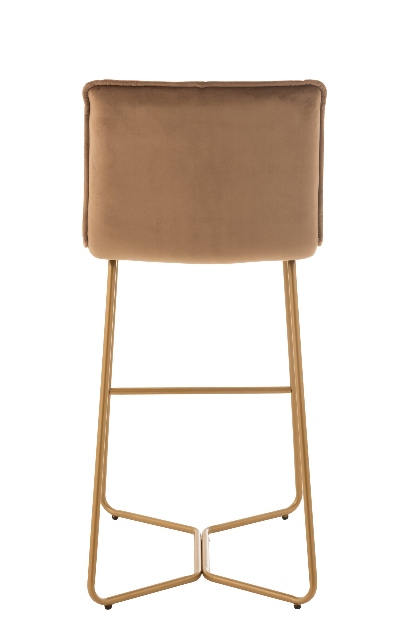 Bar chair Pierre Metal/Textile Brown 