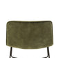 Lounge Chair Isabel Metal/Textile Green 