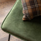 Lounge Chair Isabel Metal/Textile Green 