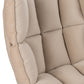 Stoel Relax Kussen Op Frame Textiel/Metaal Beige