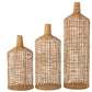 Set De 3 Vases Décoration Bambou Naturel 