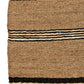 Carpet Braided Seagrass Palm Leaf Natural Black 