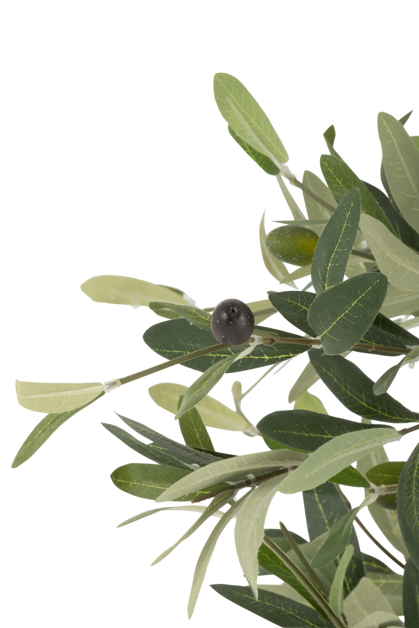 Olive Tree In Pot Plastic Green Large 