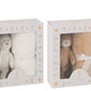 Bear+Blanket Plush White/Beige Assortment Of 2 