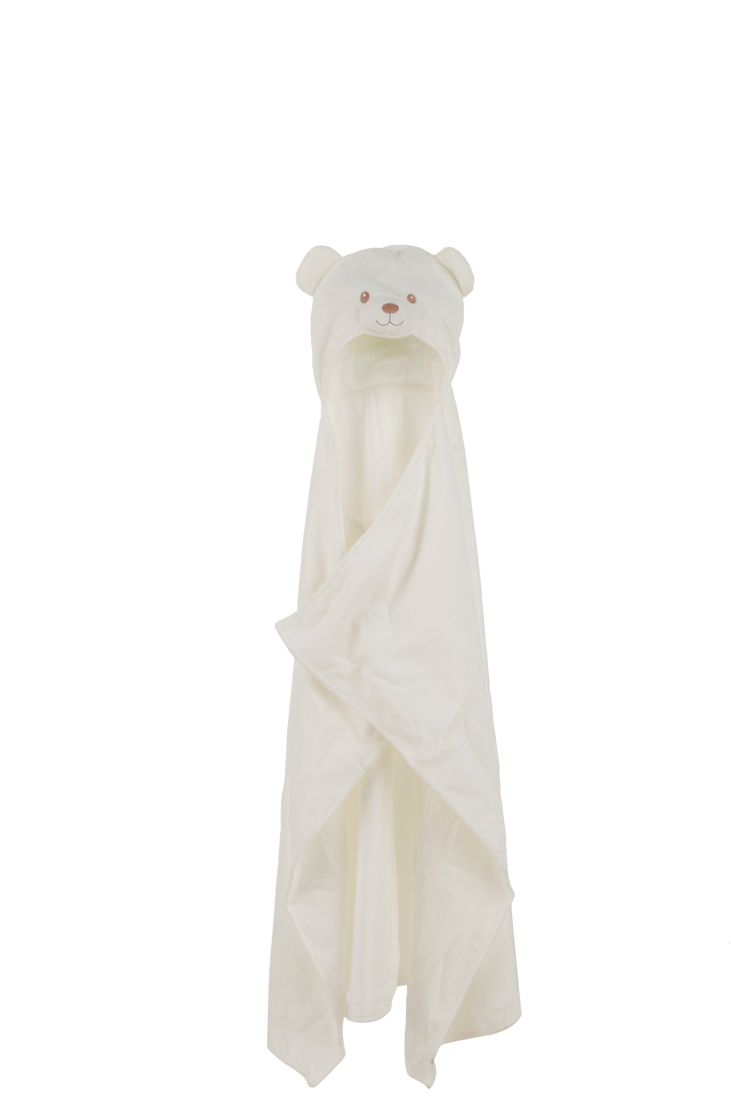 Bathcape Bear Plush White/Beige Assortment Of 2 