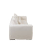 Hoes Voor Zetel+9 Kussens Monaco Linnen Xl Marshmallow Wit