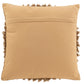 Cushion Bruno Square Jute/Cotton Brown 