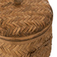 Set Of Three Storage Baskets Bamboo Natural 