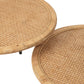 Set Van Twee Bijzettafel Bamboo Naturel