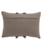 Cushion Rectangular Tassel Trim Cotton Taupe 