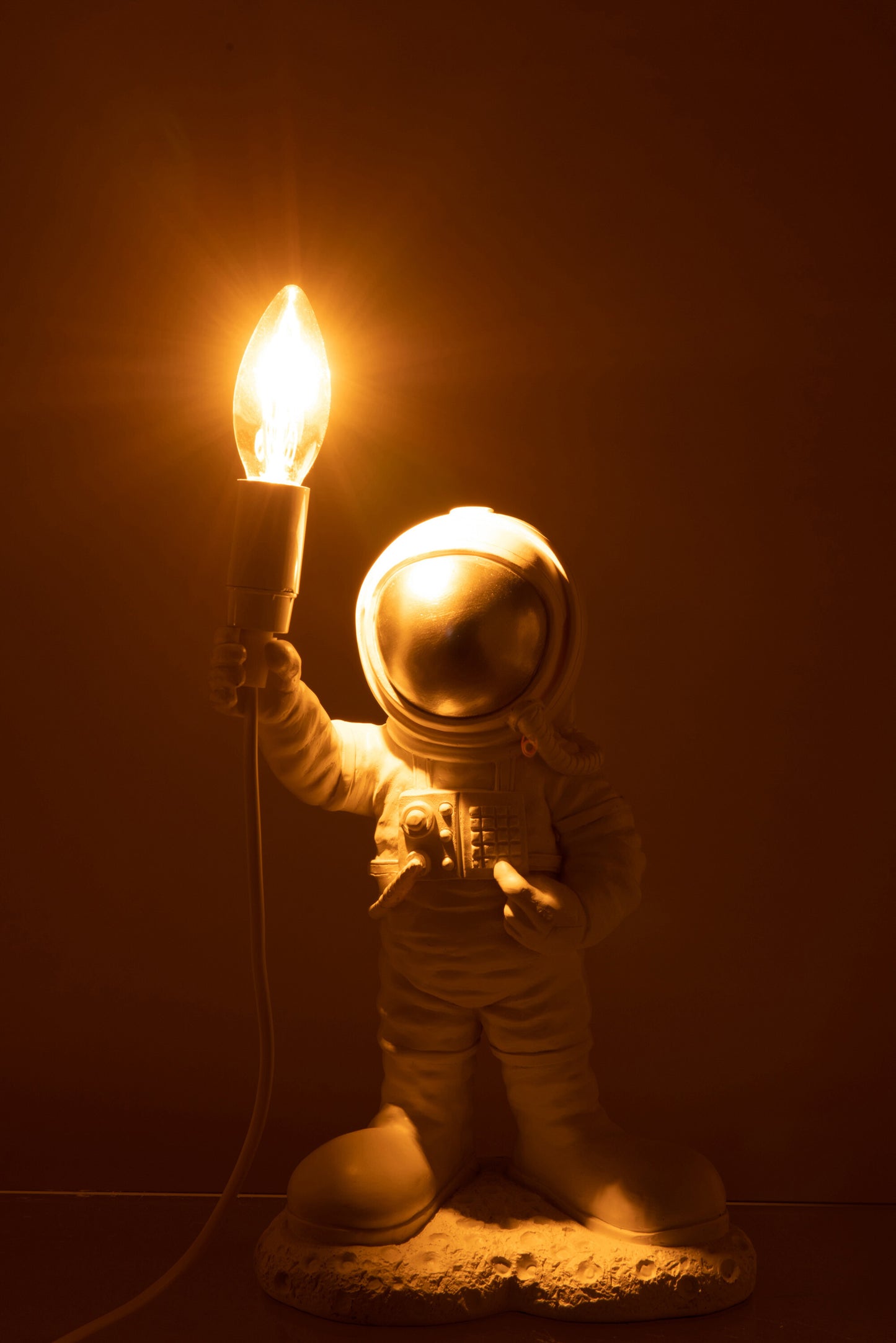 Lamp Astronaut Voet Poly Wit