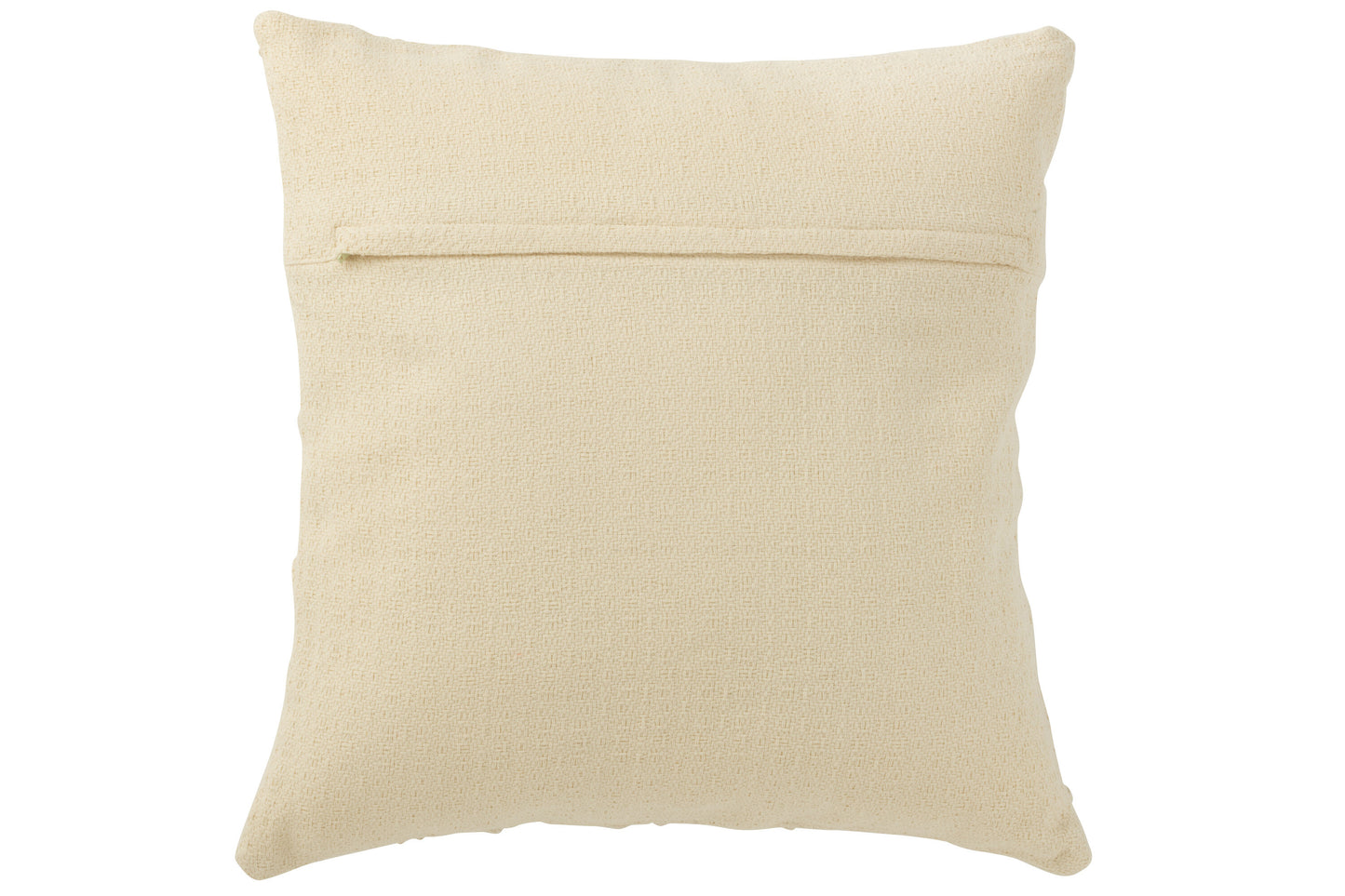 Coussin Fleur Textile Blanc 