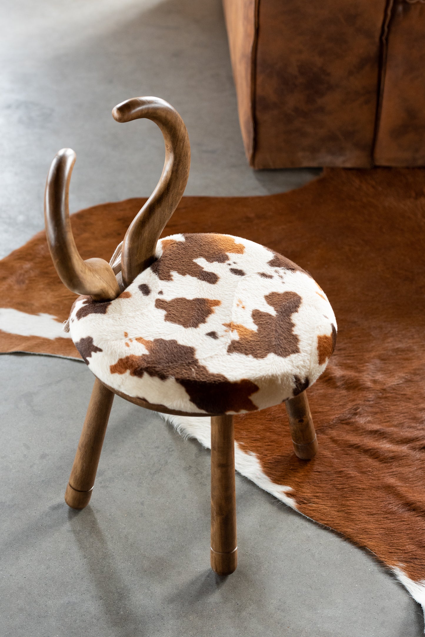 Cowhide Leather Brown/White 3-4M² 