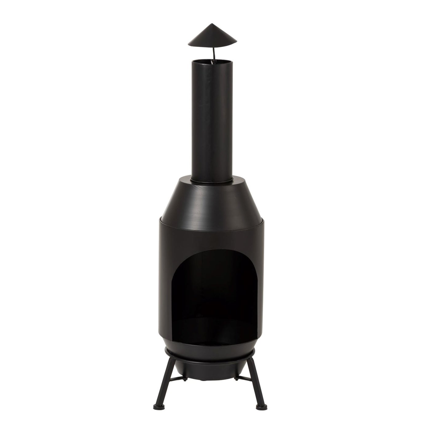 Fire Stove Metal Black 