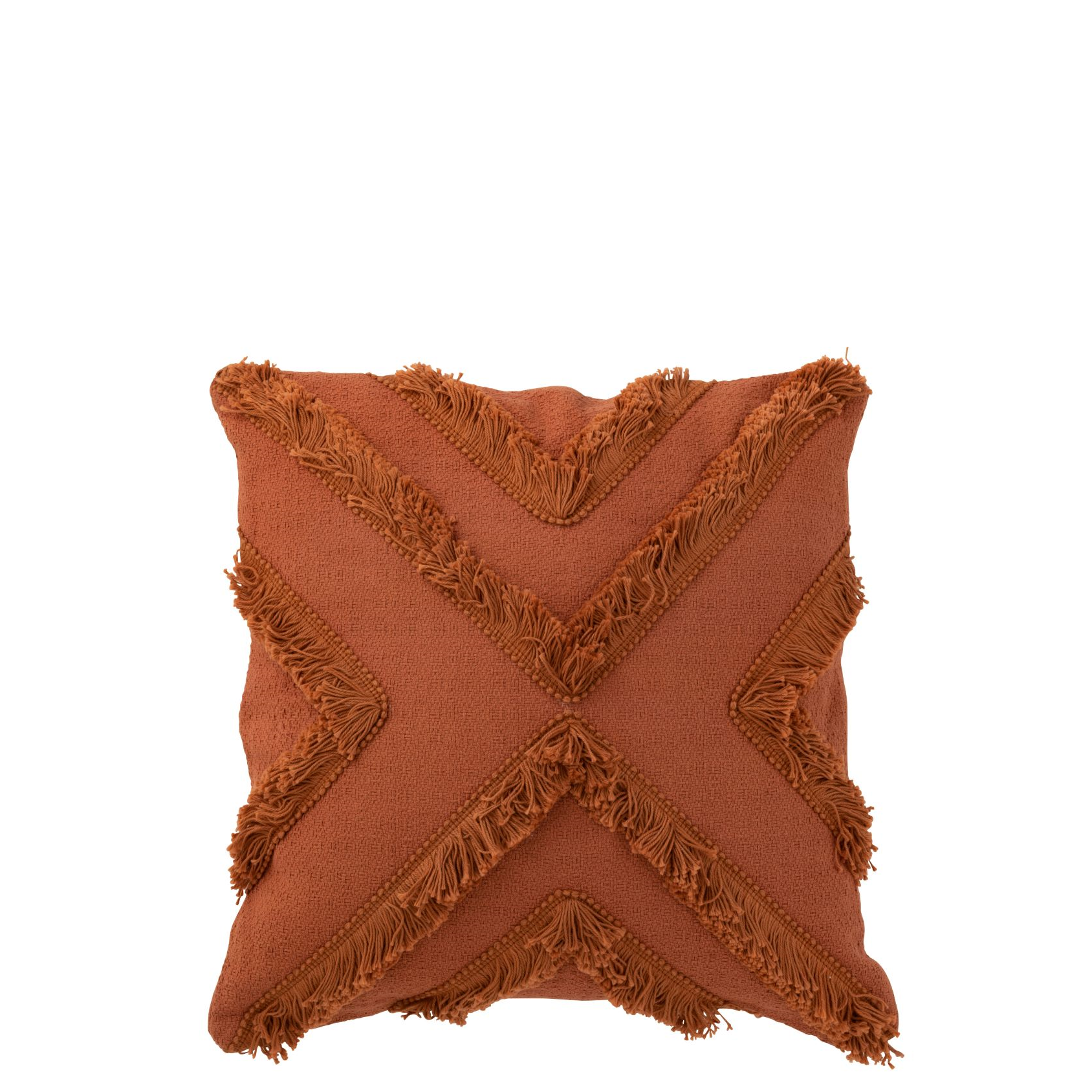 Kussen Etnische Stijl Textiel Terracotta