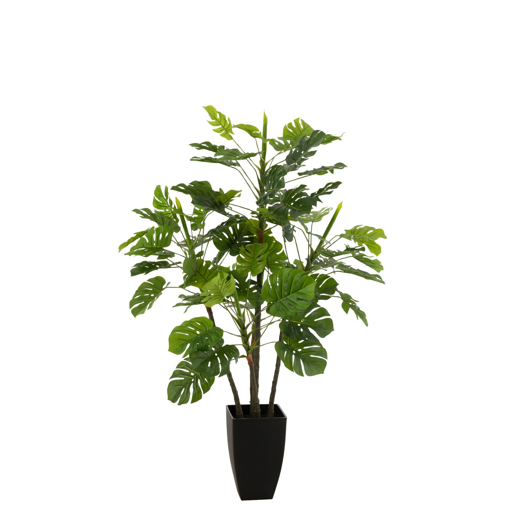 Philodendron Kunstplant In Pot Plastiek Groen Large