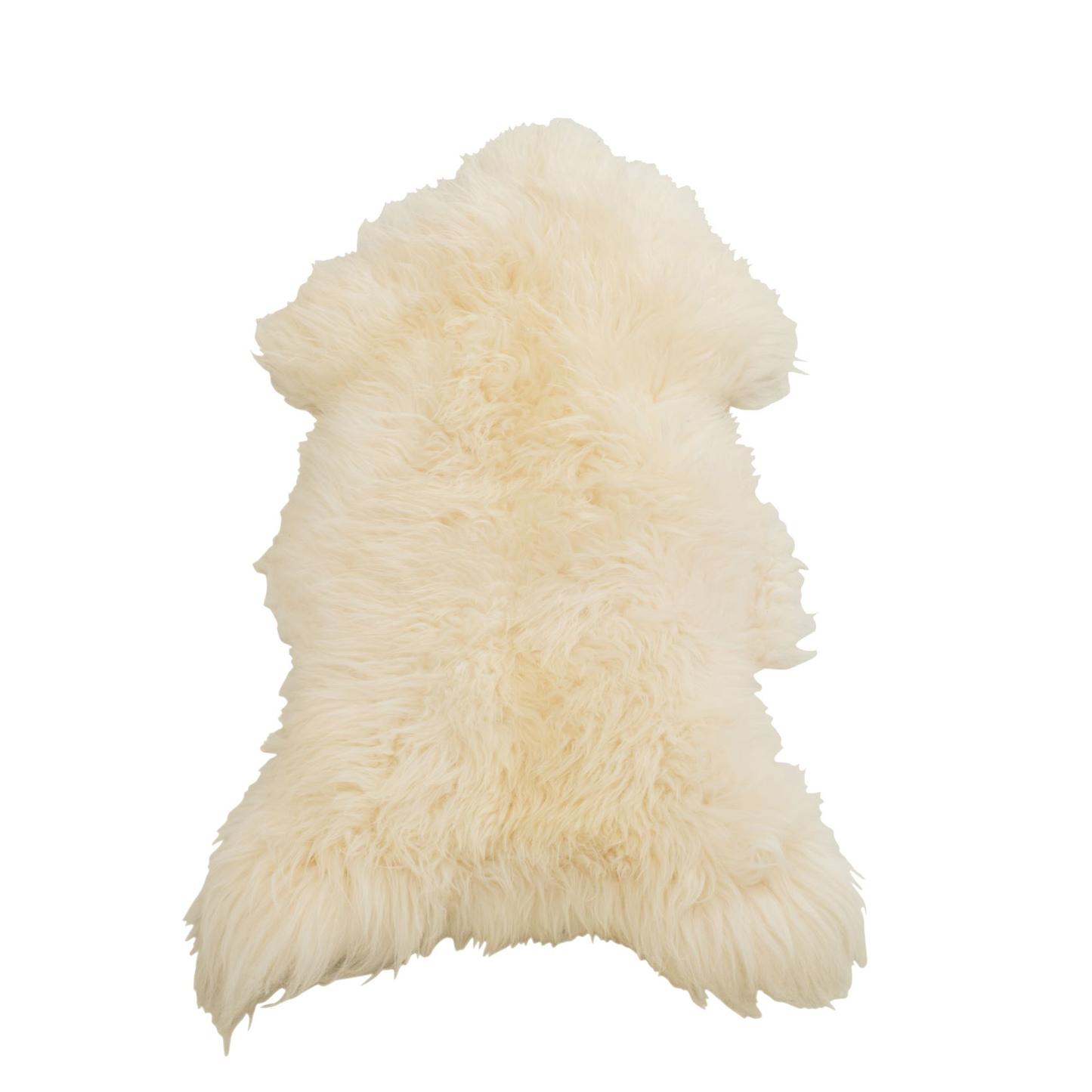 Floor Mat Long Sheepskin White 