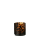 Windlight Cil Dots Verre Marron/Noir Small 