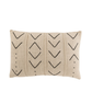 Coussin Flèche Rectangle Coton Beige 