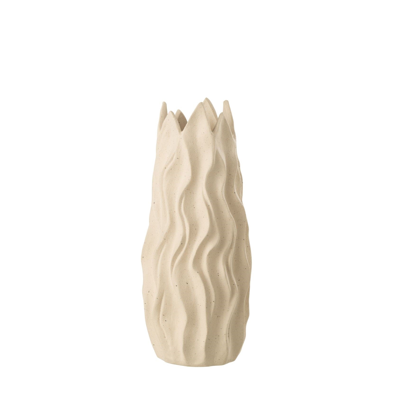 Vase Ivy Ceramic Beige Large Van Jline Jolipa